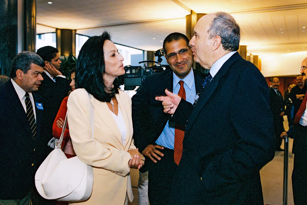 Official inauguration of the Konstantinos Karamanlis passerelle.