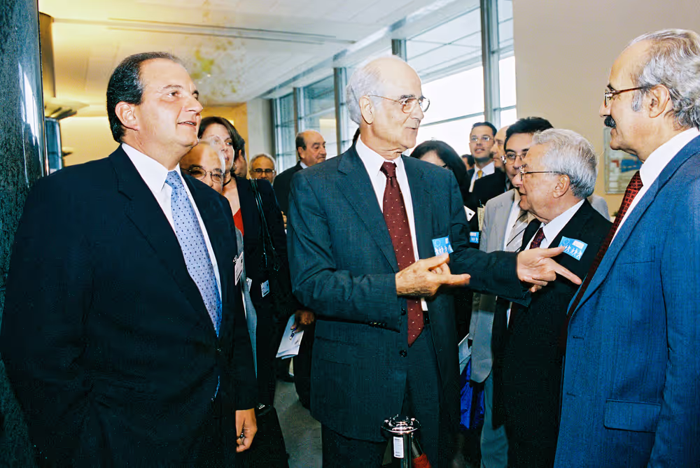 Official inauguration of the Konstantinos Karamanlis passerelle.