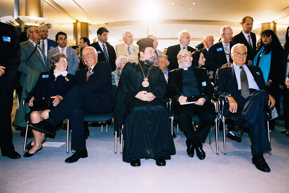 Official inauguration of the Konstantinos Karamanlis passerelle.