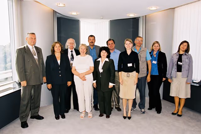 Meeting on visually impaired people