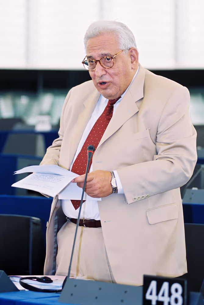 MEP Dimitris TSATSOS speaks in plenary session in Strasbourg