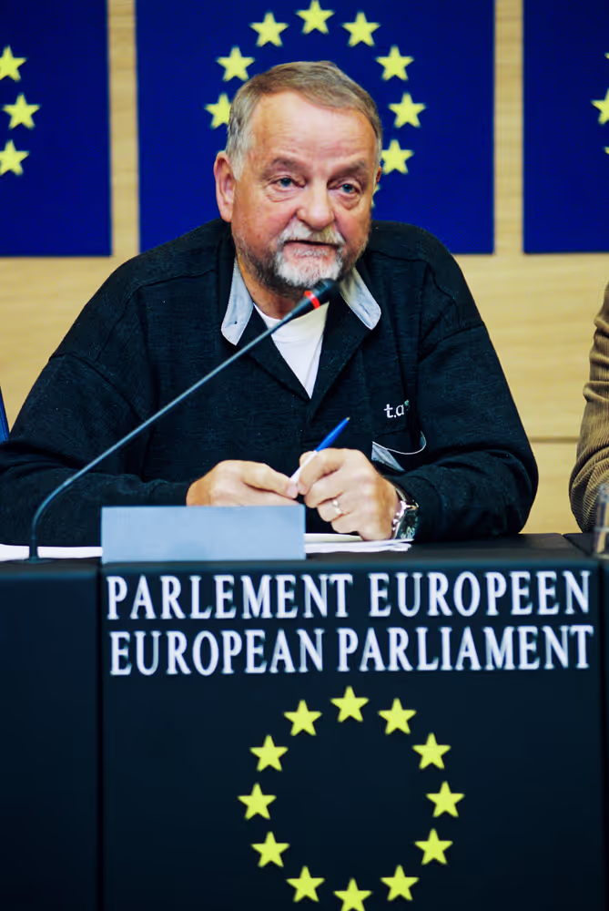 Press conference of Freddy BLAK MEP in Strasbourg