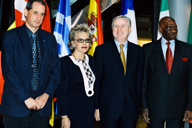 Suriet 14: Abdoulaye WADE, President of Senegal, makes an official visit to the European Parliament in Strasbourg