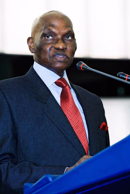 Suriet 12: Abdoulaye WADE, President of Senegal, makes an official visit to the European Parliament in Strasbourg