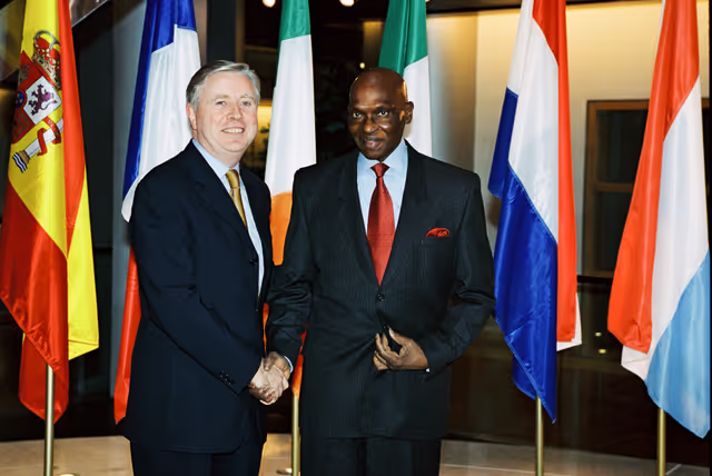 Suriet 10: Abdoulaye WADE, President of Senegal, makes an official visit to the European Parliament in Strasbourg