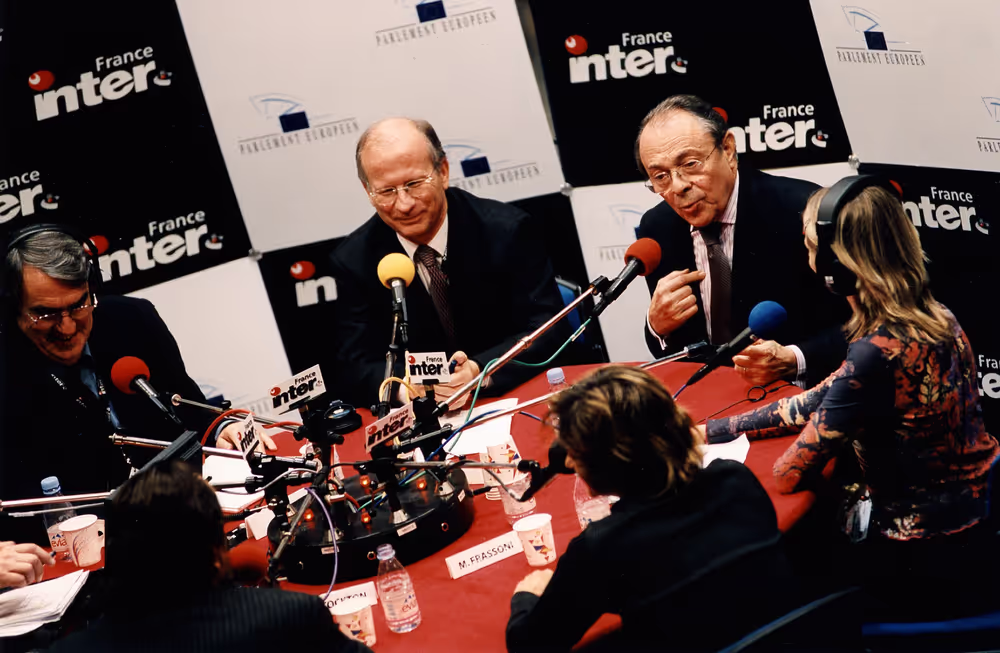 France Inter radio broadcasts live from the EP in Strasbourg - Question directe programme