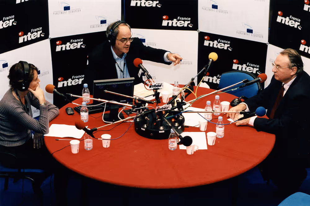 France Inter radio broadcasts live from the EP in Strasbourg - Question directe programme