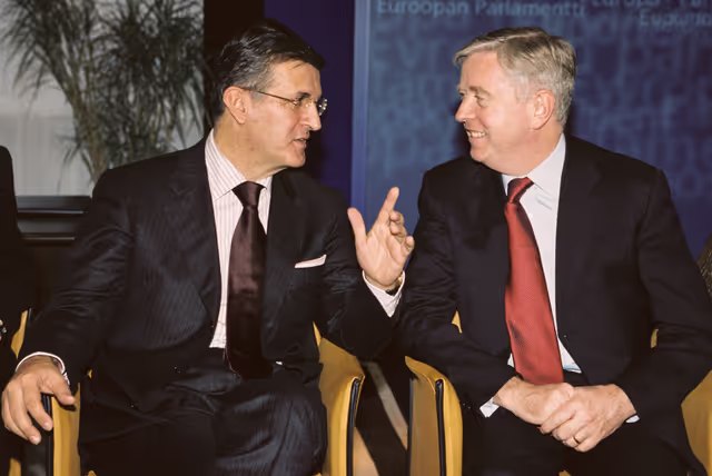 Fotografija 1: Pat COX - EP President meets with Svetozar MAROVIC, President of Serbia and Montenegro