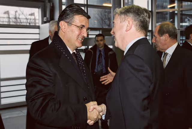 Fotografija 9: Pat COX - EP President meets with Svetozar MAROVIC, President of Serbia-Montenegro
