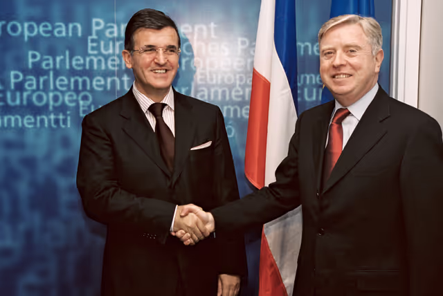 Fotografija 7: Pat COX - EP President meets with Svetozar MAROVIC, President of Serbia-Montenegro