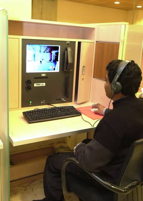 Fotografia 10: Press room at the EP in Brussels.