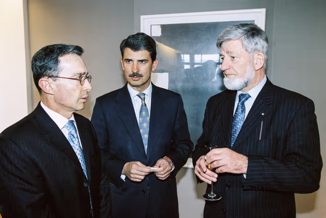 Photo 25 : Reception at the European Parliament in Strasbourg with President of Colombia.