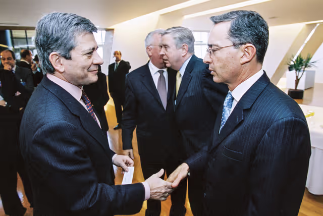 Photo 27 : Reception at the European Parliament in Strasbourg with President of Colombia.