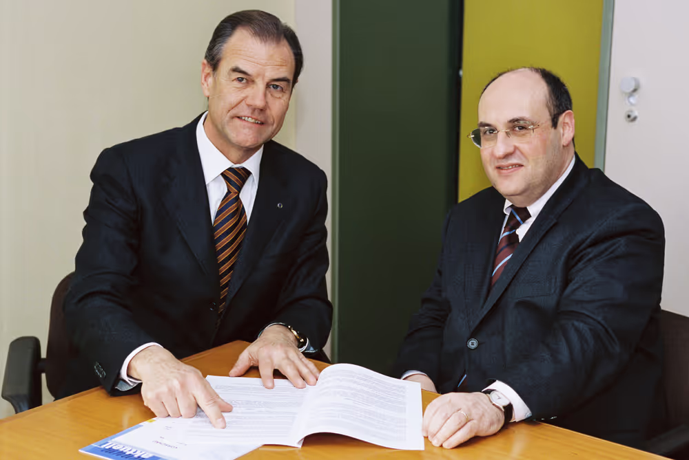 MEPs Hubert PIRKER and Antonio VITORINO