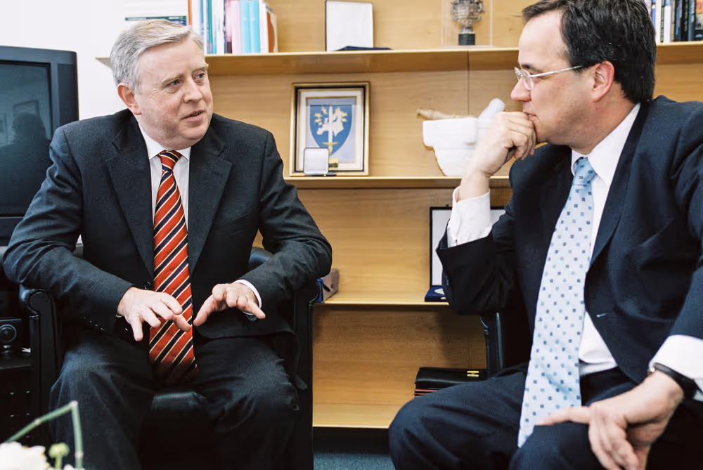 Pat COX - EP President meets with MEP Armin LASCHET