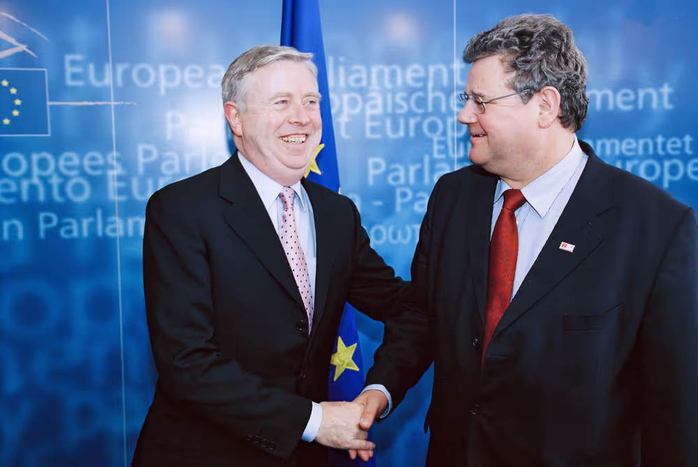 Pat COX EP President meets with MEP Gerhard SCHMID