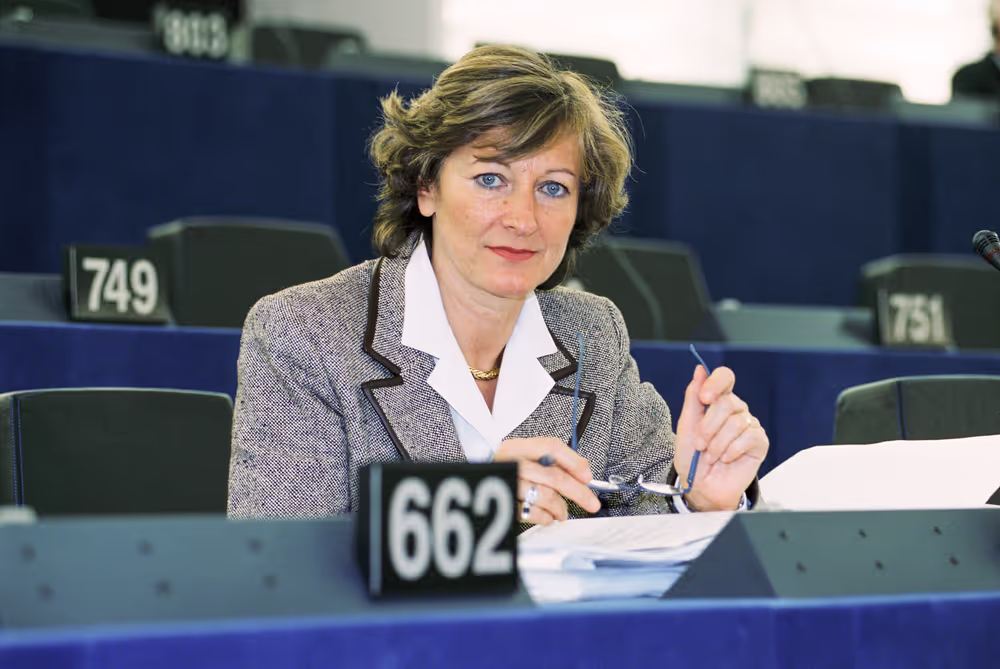MEP Jacqueline ROUSSEAUX at the European Parliament in Strasbourg