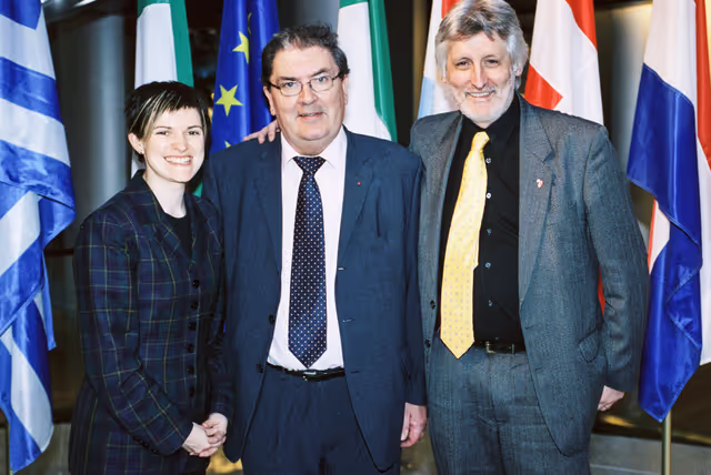 Fotografie 8: MEP John HUME meets with MEPs Catherine STIHLER and Bill MILLER