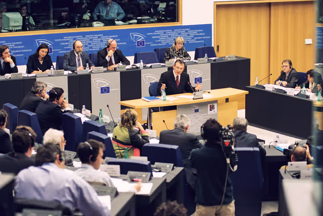 Fotografia 15: Hearing of Commissioners-Designate: Andris PIEBALGS