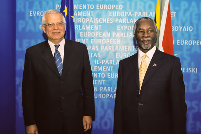 Fotografija 25: Visit of Thabo MBEKI, President of South Africa at the European Parliament in Strasbourg