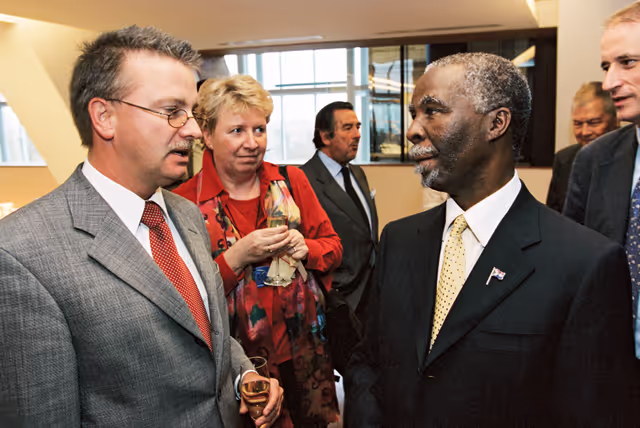 Fotografija 7: Reception for Thabo MBEKI, President of South Africa at the European Parliament in Strasbourg.