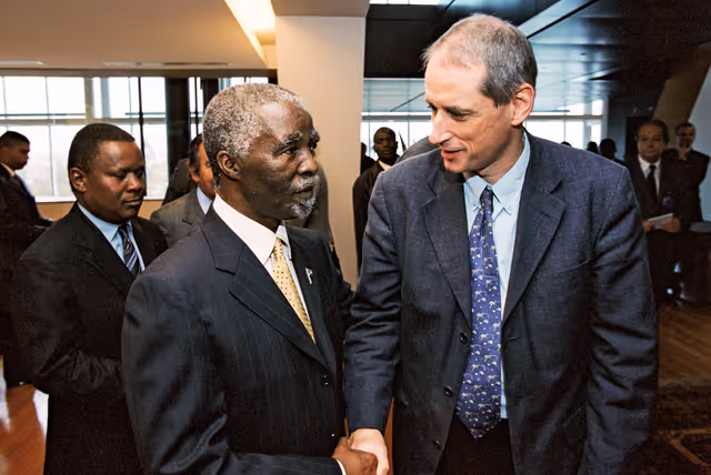 Fotografija 5: Reception for Thabo MBEKI, President of South Africa at the European Parliament in Strasbourg.