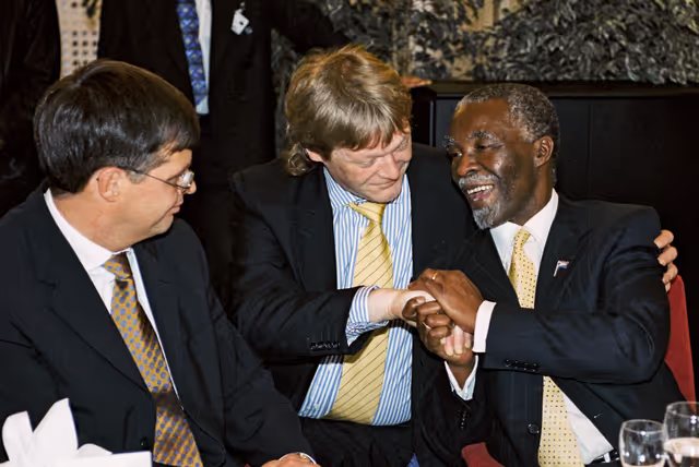 Fotografija 10: Reception for Thabo MBEKI, President of South Africa at the European Parliament in Strasbourg.