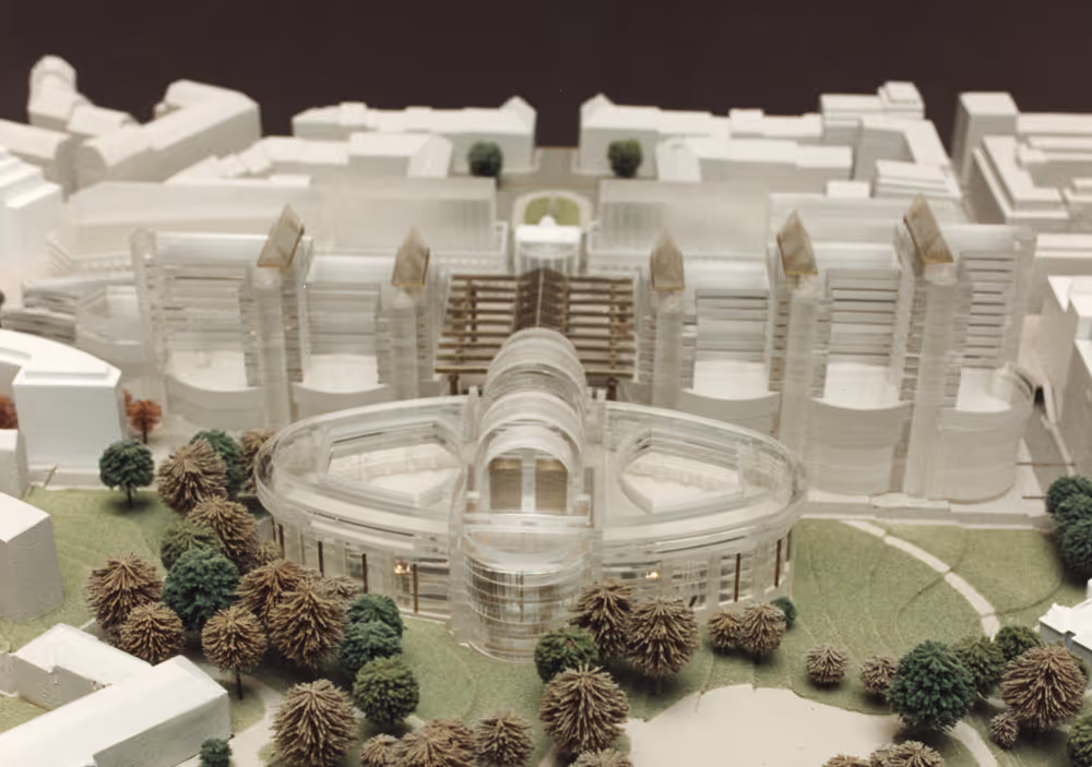 Model of the EP buildings in Brussels