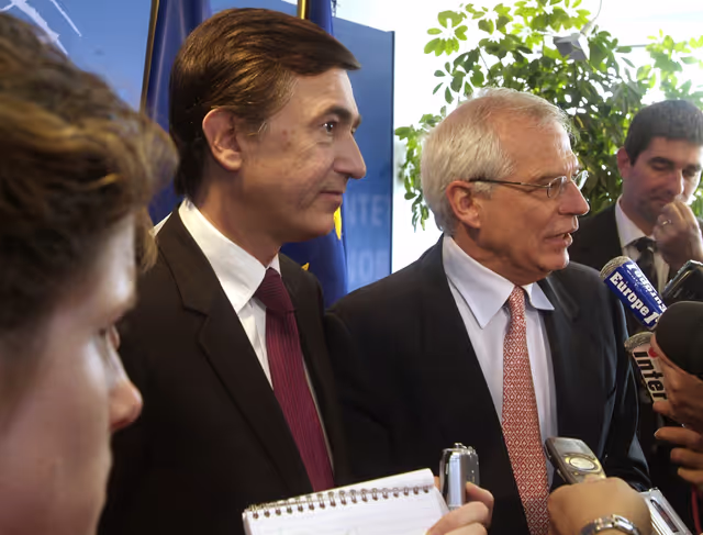 Fotografi 4: EP President meets with the French Minister for Foreign Affairs and with the Minister for European Affairs.