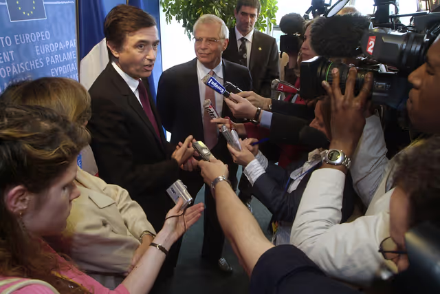 Fotografi 5: EP President meets with the French Minister for Foreign Affairs and with the Minister for European Affairs.