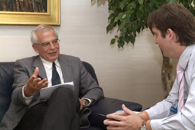 Φωτογραφία 1: Interview with EP President