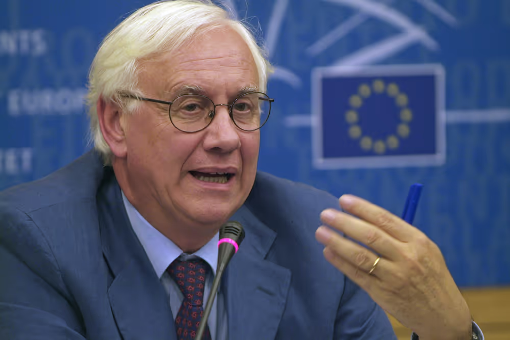 Press conference with Paolo COSTA at the EP in Strasbourg.