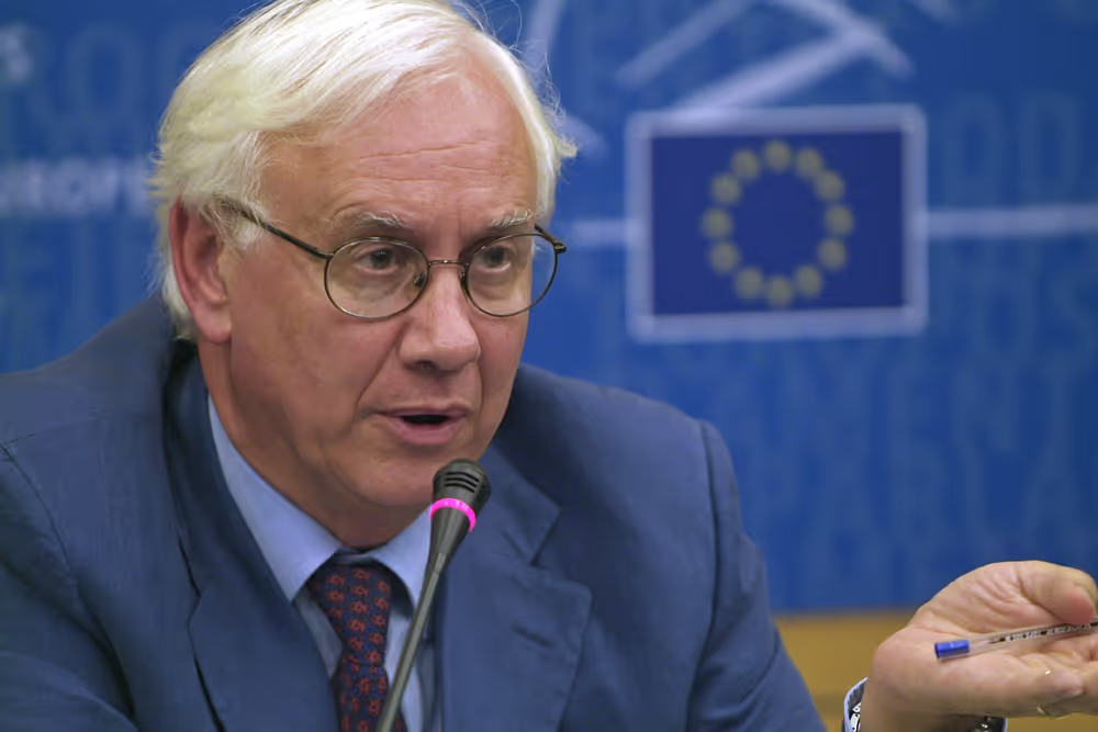 Press conference with Paolo COSTA at the EP in Strasbourg.