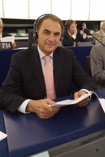 Vural OGER in plenary session in Strasbourg.
