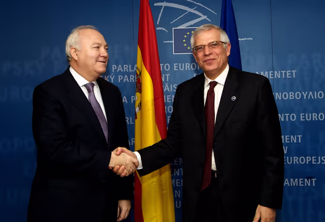 Billede 3: EP President meets with the Foreign Affairs Minister of Spain.