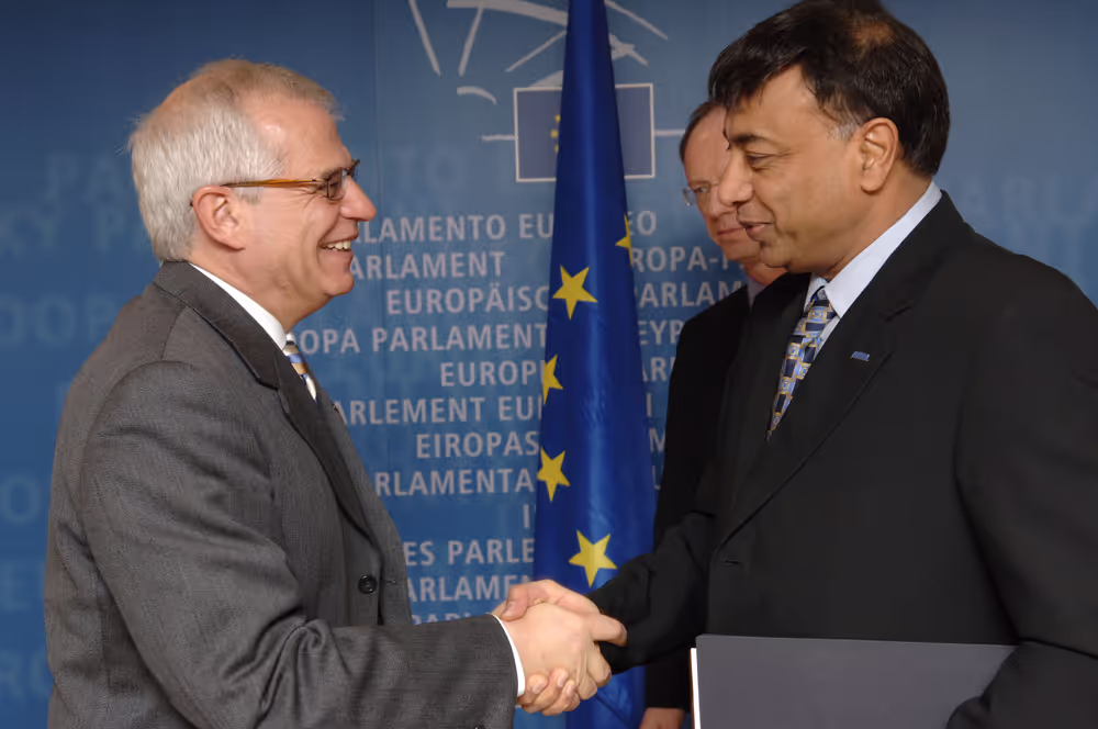 EP President meets the President of the Mittal Steel Group