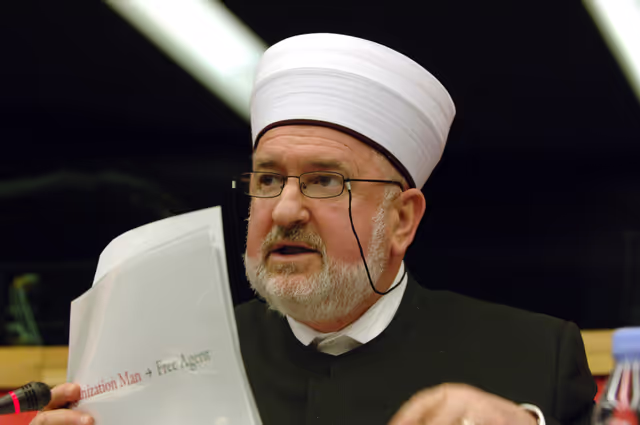 Fotografia 3: Meeting with the Head of the Islamic Community in Bosnia.