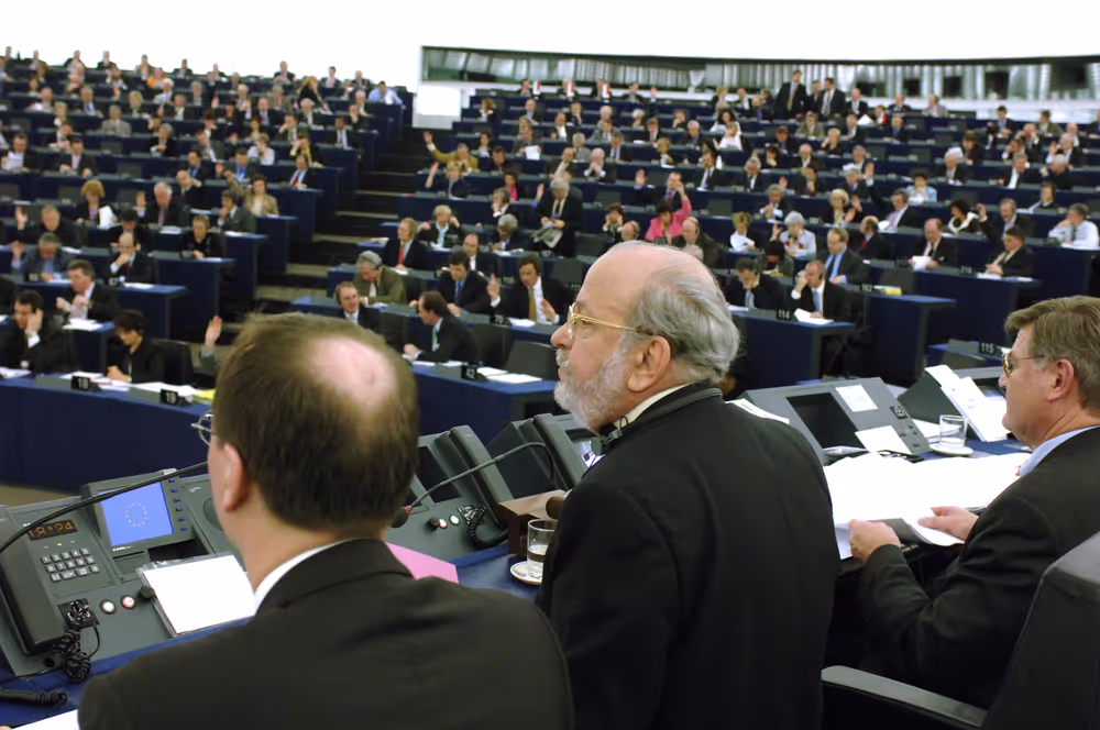 Antonios TRAKATELLIS in plenary session in Strasbourg.