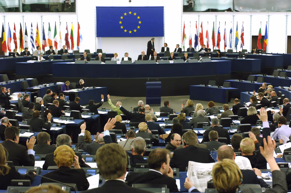 Antonios TRAKATELLIS in plenary session in Strasbourg.