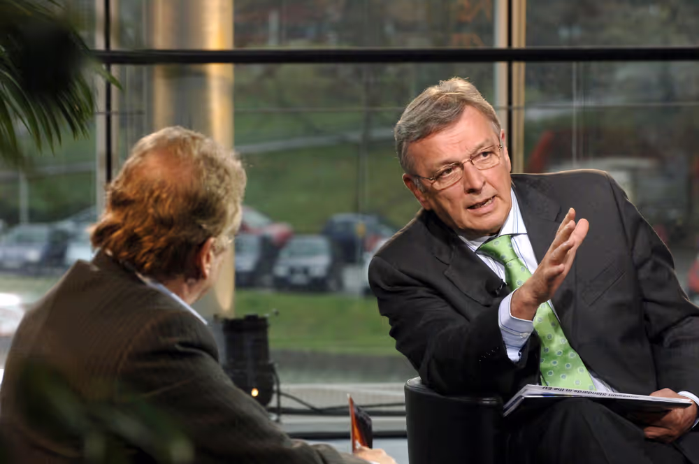 Interview Mathieu GROSCH on the TV platform at the EP in Strasbourg