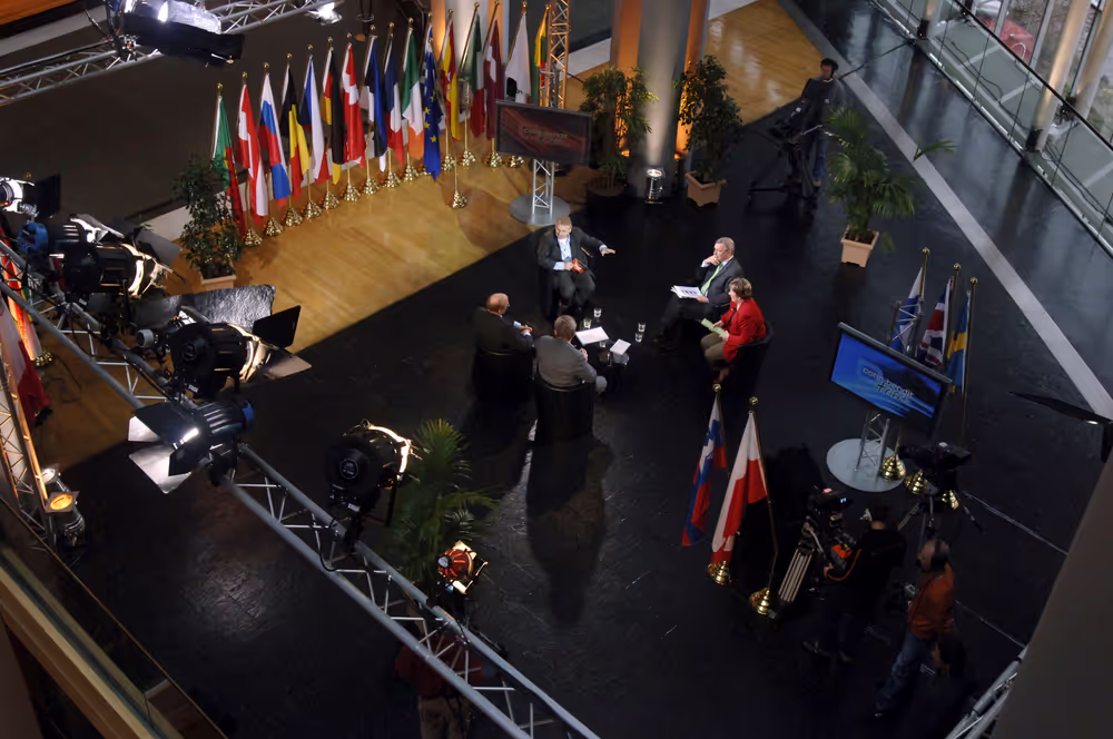 Interview Mathieu GROSCH on the TV platform at the EP in Strasbourg