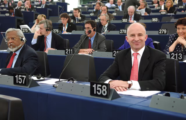 Fotografia 1: Jose Javier POMES RUIZ at the EP in Strasbourg.