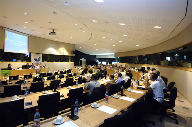 Fotografie 7: Presentation of the EMAS (Eco Management and Audit Scheme), an environmental management