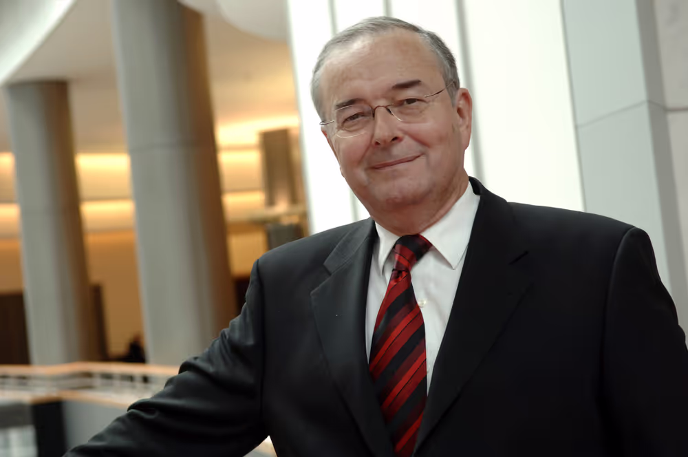 Portrait of MEP Herbert BOSCH in Brussels