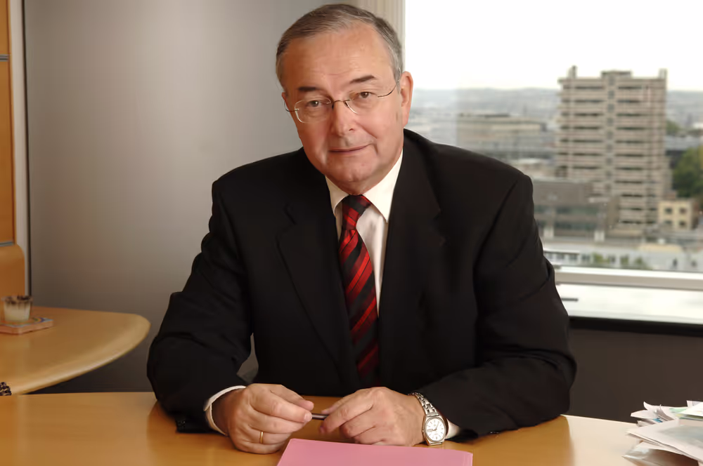 Portrait of MEP Herbert BOSCH in Brussels