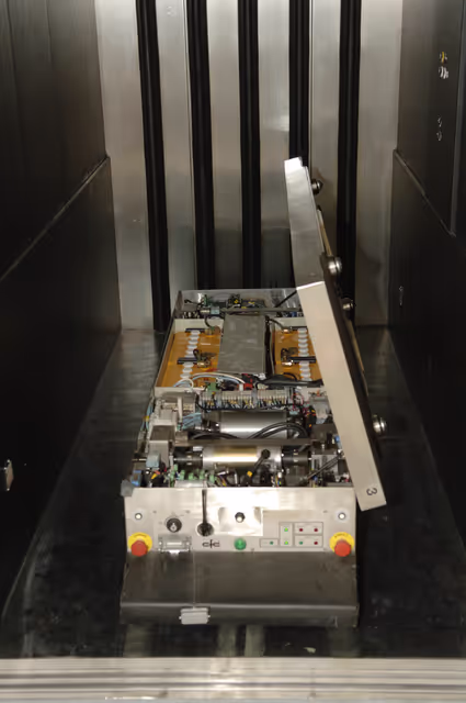 Fotografie 1: Tunnel linking the LOW and the WIC buildings under the Ill river in Strasbourg