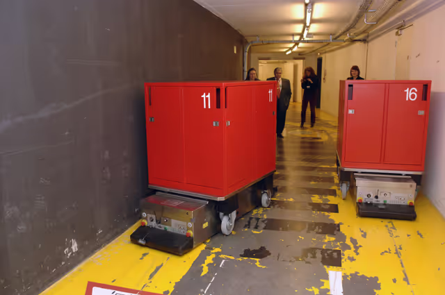 Fotografie 16: Tunnel linking the LOW and the WIC buildings under the Ill river in Strasbourg