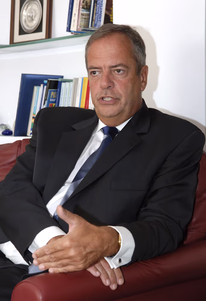 EP Secretary General Julian PRIESTLEY attends an interview in Brussels