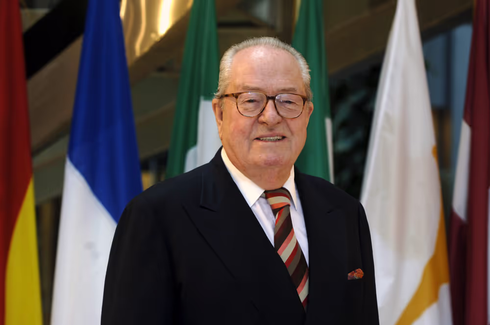 Jean-Marie LE PEN at the EP in Strasbourg.