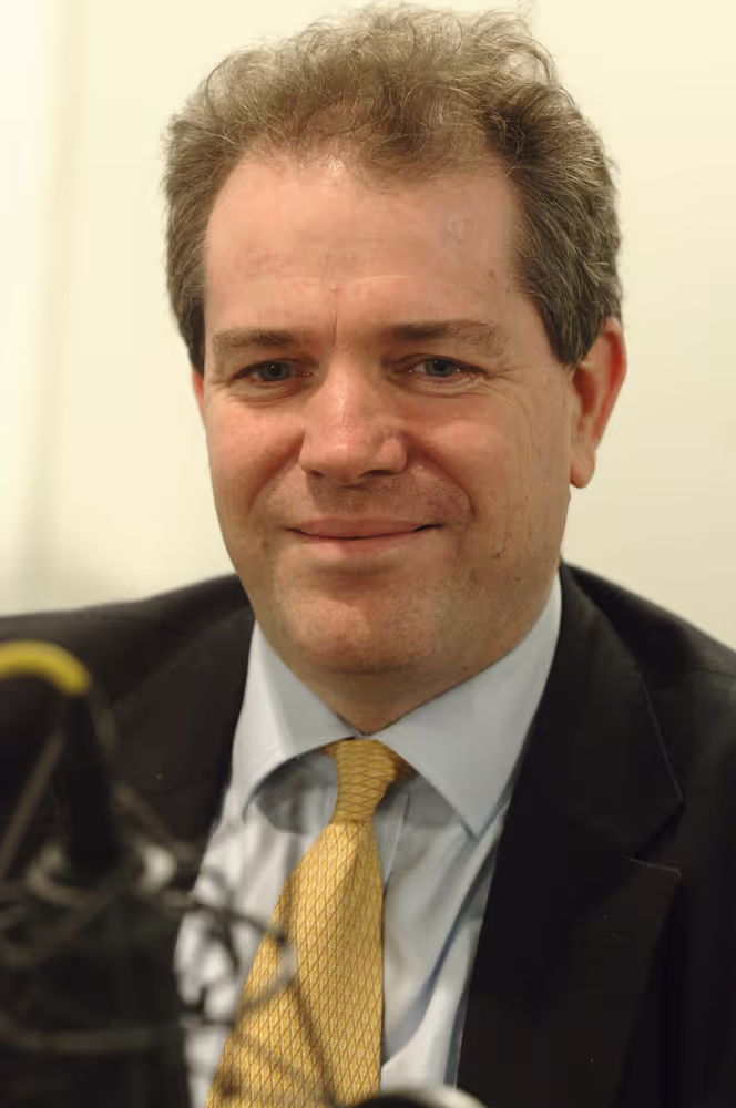 Portrait of MEP Charles TANNOCK in Brussels